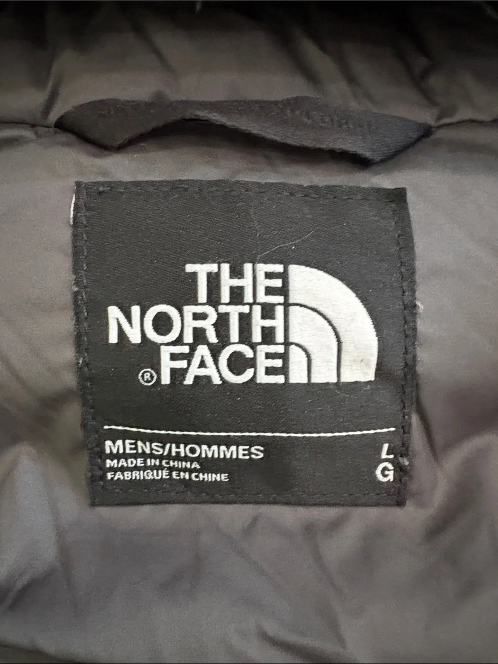 The North Face Gotham II Men’s Gray Down Parka Faux Fur Hood